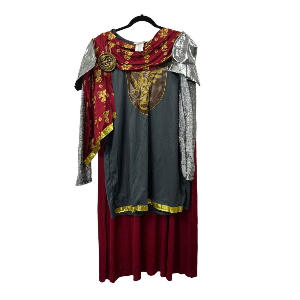 King Arthur Adult Costume Medieval Knight Renaissance Musketeer Deluxe Mens XL